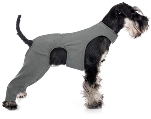 Hjyokuso Traje Recuperación Perro, Recovery Sleeve, Quirúrgico, Body Postoperatorio, Alternativa Al Collar Isabelino, Protector De Codo para Perros