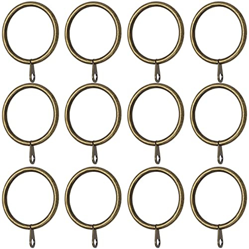 Create idea 50pcs Anelli Per Tende In Metallo Ganci Per Appendere Diametro Interno 38 Mm Per Bastoni Per Tende Da 30-35 Mm Drappeggi Anelli Per Occhielli Scorrevoli Anelli Per Pali