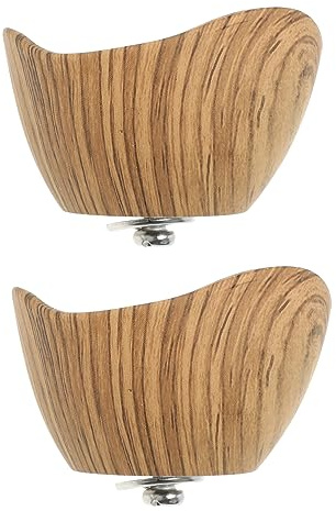 Ciieeo Lot De 2 Boutons De Couvercle Universels Pour Casserole Poignées De Couvercle De Pot En Bois Remplacement Pour Wok Cuit-Vapeur Casserole À Soupe Faciles À Nettoyer