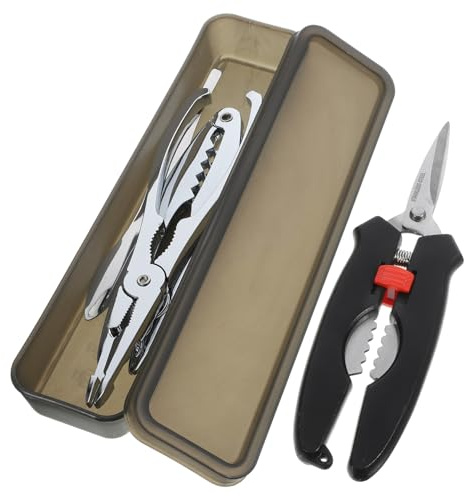 DEARMAMY Set Outils pour Crabe et Homard Acier Inoxydable Pince et Fourchette à Fruits de Mer Ergonomiques pour Casser et Éplucher Coquilles Accessoires de Cuisine pour Fruits de Mer Maison