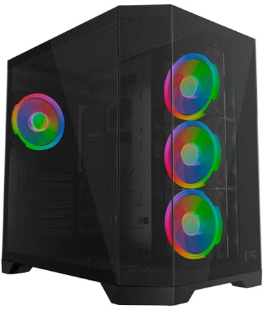 The Behemoth II Gaming Dator, AMD Ryzen 7 9800X3D, Vattenkylare, 32GB DDR5 RGB, NVIDIA GeForce RTX 5070 Ti 16GB, 2TB SSD M.2, 750W 80+, Windows 11, RGB