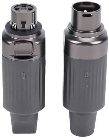 Taidda Système de Microphone sans Fil, émetteur de Microphone sans Fil UHF 7 Canaux, Système Récepteur avec Batterie 800 MAh, Idéal pour Micro Dynamique, Haut-parleur et de Sonorisation