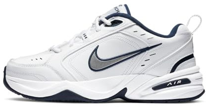 NIKE Air Monarch IV, Zapatillas de Gimnasia Hombre, Blanco White Metallic Silver Midnight Navy 102, 42.5 EU
