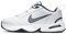 NIKE Air Monarch IV, Zapatillas de Gimnasia Hombre, Blanco White Metallic Silver Midnight Navy 102, 42.5 EU