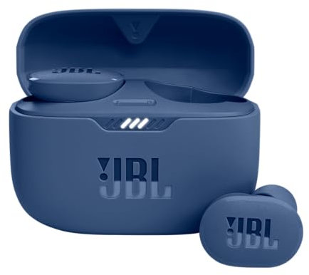 JBL Tune 130NC TWS - Auriculares intrauditivos inalámbricos con cancelación de ruido, color azul