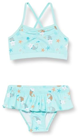 Playshoes Mädchen UV-Schutz Bikini Badeanzug Schwimmanzug Badebekleidung, Einhornmeerkatze, 98/104