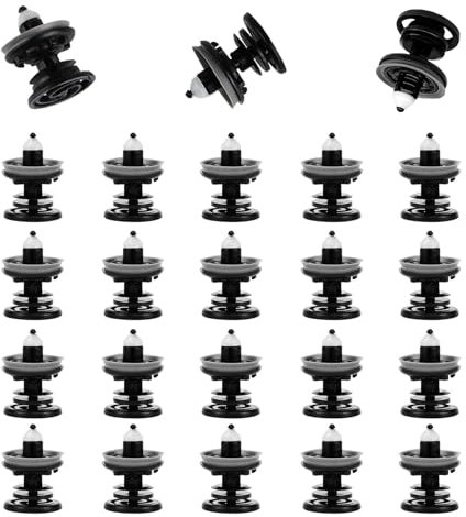 50 Pz Clip di Fissaggio per Pannello Porta, Clip di Fissaggio per Pannello Interno Portiera Auto, Rivetti in Plastica per Golf 5 6 7 per VW T5 T6 per T5 A1 A4 A5 A6 Rivestimento Portiera Auto Clips