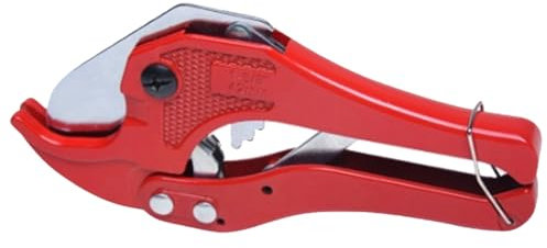 Cortador de Tubos de Plástico,Cortador de Tubos Tipo Trinquete,Cortatubos para PVC,Cortatubos de PVC Tijeras para Tubos,Cortador Tijeras para Cortar Tubos Multicapa