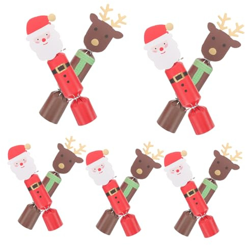 DIKACA 20 St Julgodislådor i Papper med Jultomte Renmotiv Lättvikts och Säkra Presentförpackningar för Festliga Tillfällen och Juldekorationer