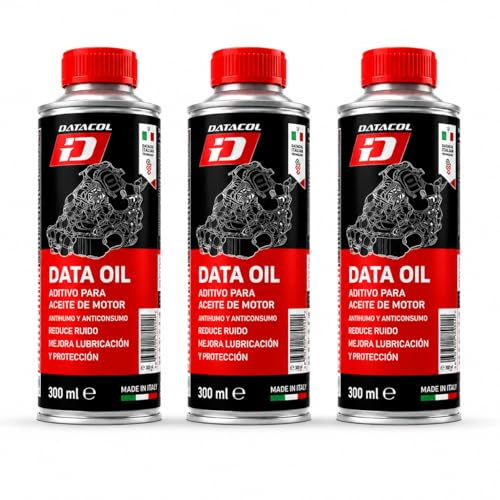 Datacol Aditivo para Aceite de Motor 300 ml, Tratamiento Antihumo y Anticonsumo, Reduce Ruido y Consumo de Aceite, para Motores Gasolina y Diésel con DPF - 2 Unidades