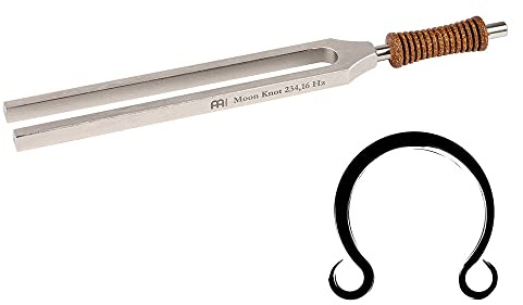 Sonic Energy Planeten Therapie Stimmgabel – Mondknotenumlauf 234,16 Hz / Ais3 – Für Meditation, Klangheilung, Entspannung – Inkl. Baumwolltasche (TTF-M-K)