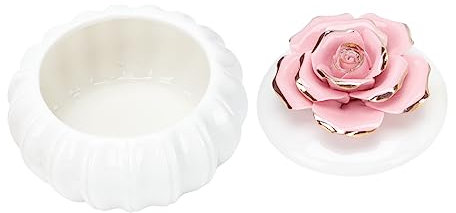 SOIMISS Bocal De Rangement Céramique Avec Couvercle Motif Rose Créatif Boîte De Rangement Hermétique Pour Maison