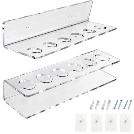 lisutupode Support mural pour baguettes de billard - Support mural pour 6 | queues de piscine - En acrylique - Pour 6 queues de piscine
