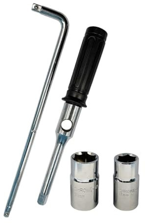 manhegari Clé à écrous - Clé De Roue Robust Pour Camion Lourd | Poignée Antidérapante Réductrice d'Effort pour Garage Camion Dépannage