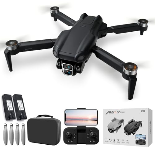Maraiss Drone with Camera 4K,Brushless Motor Drone for Adults & Kids,180° Adjustable Lens,Optical Flow Hover, Gesture Control,150M Control Range,Stunt Roll & Real Time Transmission