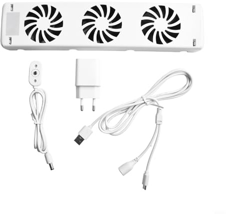 Magnetischer Heizkörper Ventilator Set,Heizkörperventilatoren,energieeffizienter Heizungsventilator - Bis zu 22% Energieeinsparung,Geräuscharm,für Heizkörpern und Konvektoren ab 120 cm