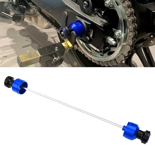 Pour MT07 MT 07 2025 2026 MT-07 2014-2024 XSR 700 R7 FZ07 Accessoires de moto Protection d'axe arrière Support Bobbins Support de montage Bobines Support de moto Adaptateur oscillant arrière (bleu)