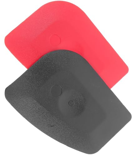 DOITOOL 2 pièces Lot de Grattoirs Polyvalents PC pour Casseroles et Pâtisserie Moyenne Nettoyage des Poêles Fonte et Décoration de Gâteaux Outils Légers et Faciles à Manipuler