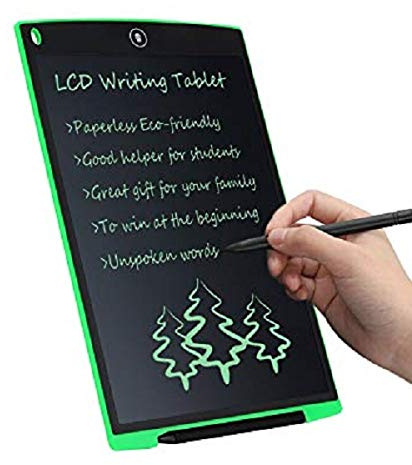 Tablet DE Escritura LCD Writer 8,5 Pulgadas Pizarra Digital Escritura Pintura Dibujar Pizarra Regalos para NIÑOS (Verde)