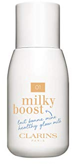 CLARINS Unisex Leche MAQUILLAJE Milky Boost Milch Makeup 01 1UN, Negro, Standard