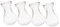 Artibetter 4 Pièces Vase en Jacinthe Décorations en Cristal pour La Maison Décor Rétro Miniture Décoration Vase Hydroponique Vases À Fleurs en Jacinthe Petits Vases À Fleurs en Verre