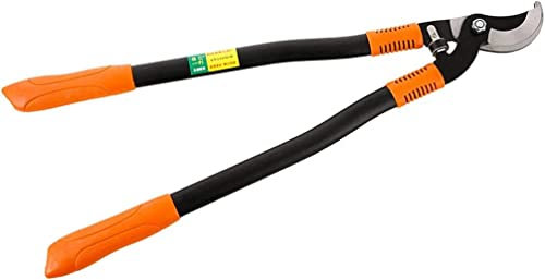 ISCBAFYX Tijeras de podar con Mango de Acero y Hoja Ondulada Cortasetos manuales para boj, Bordes y arbustos Altos