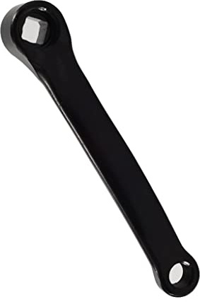 LERONO Bras de manivelle de vélo 170/165/152 mm en acier - Bras gauche de rechange pour vélo - Disponible en trou de diamant - Bras de manivelle gauche 152 mm