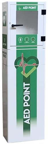 Piantana di supporto a Pavimento per Defibrillatore serie DEF028 NON COMPRESA DI TECA BIANCA SENZA ADESIVI