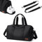 BJIAX Wasserdicht Tasche 32L Sporttasche & Reisetasche für Damen und Herren mit Schuhfach & Nassfach Schwimmtasche Overnight Bag für Trainingstasche, Gym, Reisen, Schwimmen, Yoga (Schwarz)