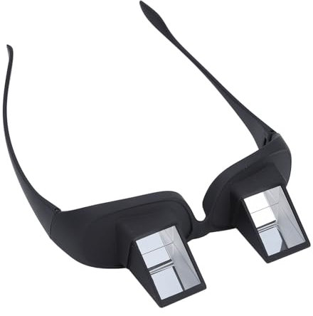 Yctze Gafas para Acostarse, Vidrio óptico de Alta Definición, Protector de Cuello de 90 Grados, Gafas Horizontales, Adecuadas para Gafas de Miopía y Presbicia, para Pesca Al Aire