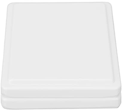 Palette de Peinture en Porcelaine de 12 Puits avec Couvercle pour Aquarelle et Peinture de Nail Art pour Les Professionnels et Les Amateurs de Céramique Blanche