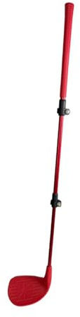 Oshhni Golf Wedge Golf Chipper Club für Anfänger und Profis, Golfschläger Golf Club Leichte Teleskop-Trainingshilfe zum Spielen für Herren & Damen, Rot