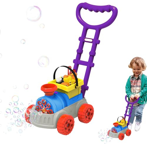 Cortacésped de Burbujas | Divertido Soplador Eléctrico Automático de Empuje - Cortacésped de Burbujas para Niños | para Niños y Niñas, Ducha, Baño, Navidad, Cumpleaños, Pascua, Fiesta, Exterior