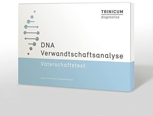 TRINICUM Vaterschaftstest Vater Kind inkl. Laborauswertung - keine Zeugen notwendig | 2 Personen zuhause test duo für Vater + Kind - Probenentnahme mittels Wangenabstrich | online und ohne Papierkram