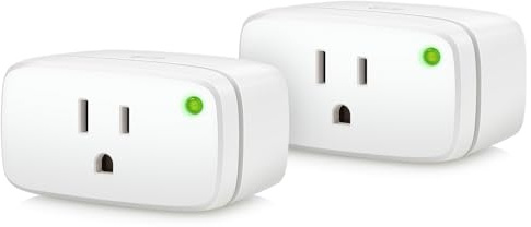 Eve Energy (Matter) 2 Pack – Smart Plug, App and Voice Control, 100% Privacy, Matter Over Thread, Works with Apple Home, Alexa, Google Home, SmartThings, Requires Thread Border Router