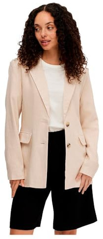 SELECTED FEMME Slfviva LS Blazer Noos Americana de Blusas, Arena, 44 para Mujer