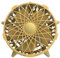 Smart Sensing Desk Fan,Personal Silent Bed Fan,Cooling Quiet Desktop Fan,Small Air Circulator Fan with 5 Modes Light,No Button Design,Suitable for Desktop Office Home Bedroom Kitchen(Yellow)