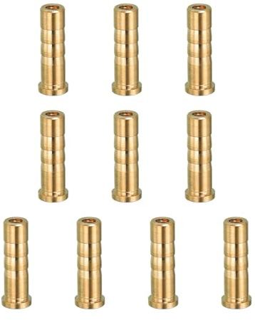 PATIKIL Inserto de Latón para Flecha de Tiro con Arco de 38 Granos, 9 Paquetes de Tornillos de Inserción de Flecha de Cobre Latón para Flechas de Carbono de 0.244/6.2mm