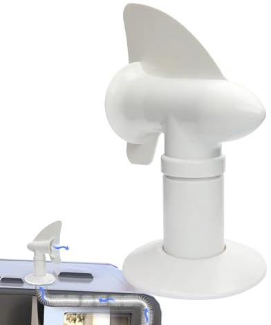 RV avloppsventilationslock tak - 360 graders rörventiler | -ventilationsrörskåpa | 360 graders rotation avloppsrör EH-lock rörtyp