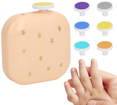 Lima elettrica per unghie per bambini, lima elettrica USB per tagliare le unghie dei bambini, strumento per manicure a basso rumore con soluzioni lucidanti leggere per bambini, ragazze, adolescenti
