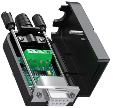 Adaptador convertidor RS232 ToRS485 Plug and Play de 1200 m de comunicación, protección contra sobretensiones para equipos industriales, adaptador industrial