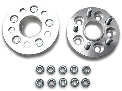 JINGLING KJ - Separadores de rueda (5 lengüetas, PCD, 5 x 100, diámetro de 56 mm, forjado, 2 unidades)