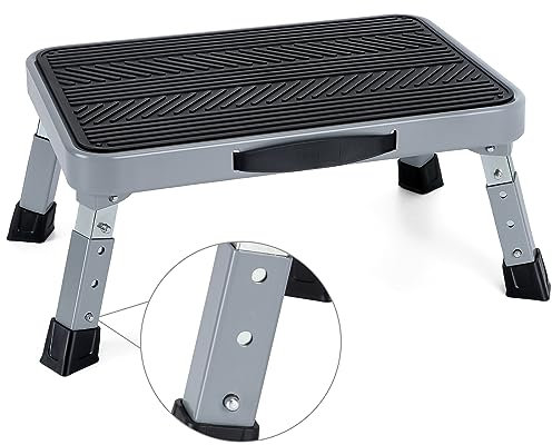 TreeLen Tritthocker, Schwarz, 17,8-22,9 cm