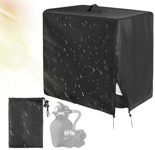 Cubierta para Bomba de Piscina Cubierta de Bomba de Piscina Cubierta para Sistema de Filtrado Cubierta para Filtro de Piscina Cubierta para Filtro de para Piscina Oxford Impermeable 84x61x86 cm