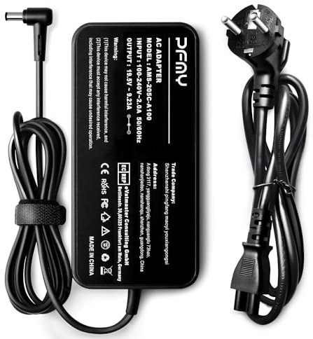 PFMY 120 W 150 W 180 W bärbar dator netbook adapter laddare AC-adapter laddare för ASUS G53 G53S G53SX G53SW G71G G73S G73J G73Y G73JH G73JW X504GM, Output 19V 6.32A/7.9A/9A/9A/.23A