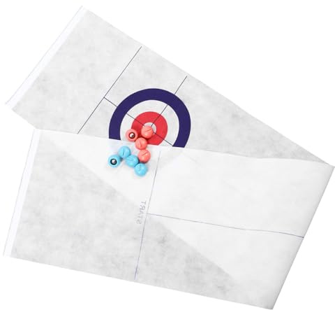 Milisten Tisch-Curling-Spiel Junge Mädchen Curling-Spiele Indoor Outdoor Curlingstift-Spielzeug Für Mehrere Spieler Pädagogisches Kinderspielzeug