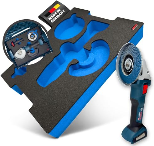 APTEX Schaumeinlage passend für Bosch Akku-Winkelschleifer GWS 18V-11(S) für Bosch L-Boxx 136