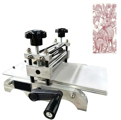 Prensa De Grabado Profesional, Máquina De Huecograbado Y Relieve – Máquina De Grabado Manual Compacta Para Relieve, Intaglio, Impresión En Linóleo Y Madera