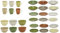 Herbst & winter 6er-Set schöne Speiseteller Ø27 cm Keramik Teller Platzteller Salatteller Vorspeisenteller Pizzateller Keramikteller Pastateller Servierteller Servierplatte