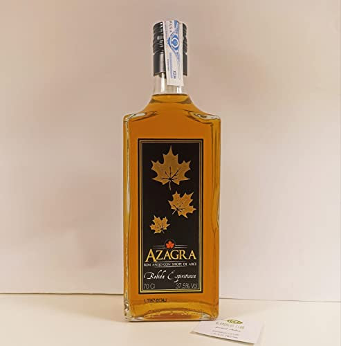 6 Botellas de Ron Azagra - Ron Anejo con Sirope de Arce